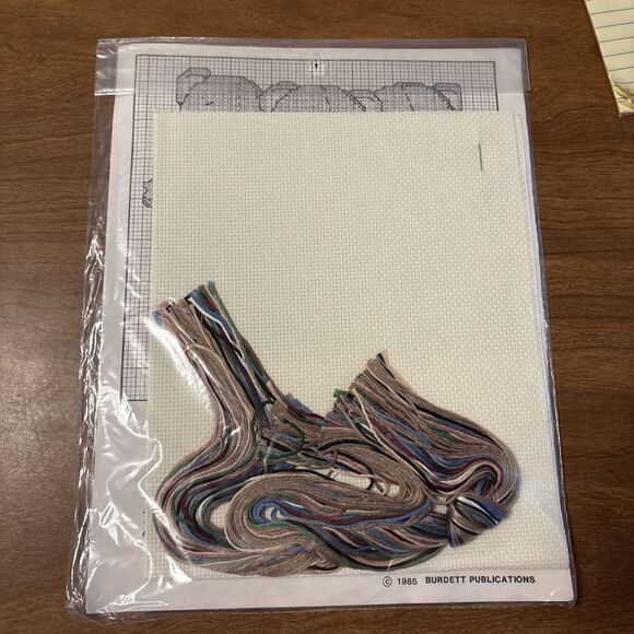 Dale Burdett Country Cross Stitch Pitiful Pals Friendship Warms The Heart 1985 - Picture 4 of 4